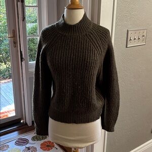 Z Supply Dark Green Knit Sweater